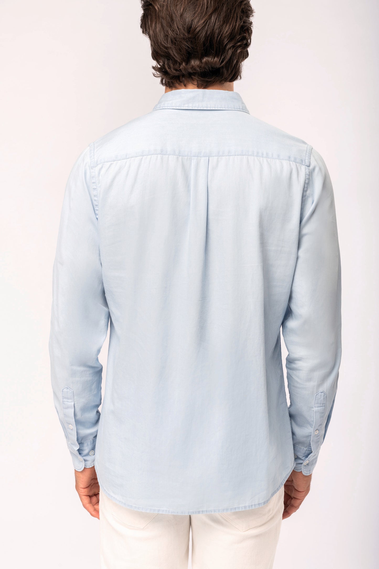 Afgewassen Twill  herenoverhemd