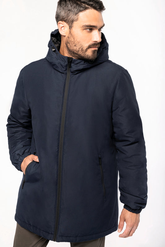 Unisex gerecyclede parka met capuchon