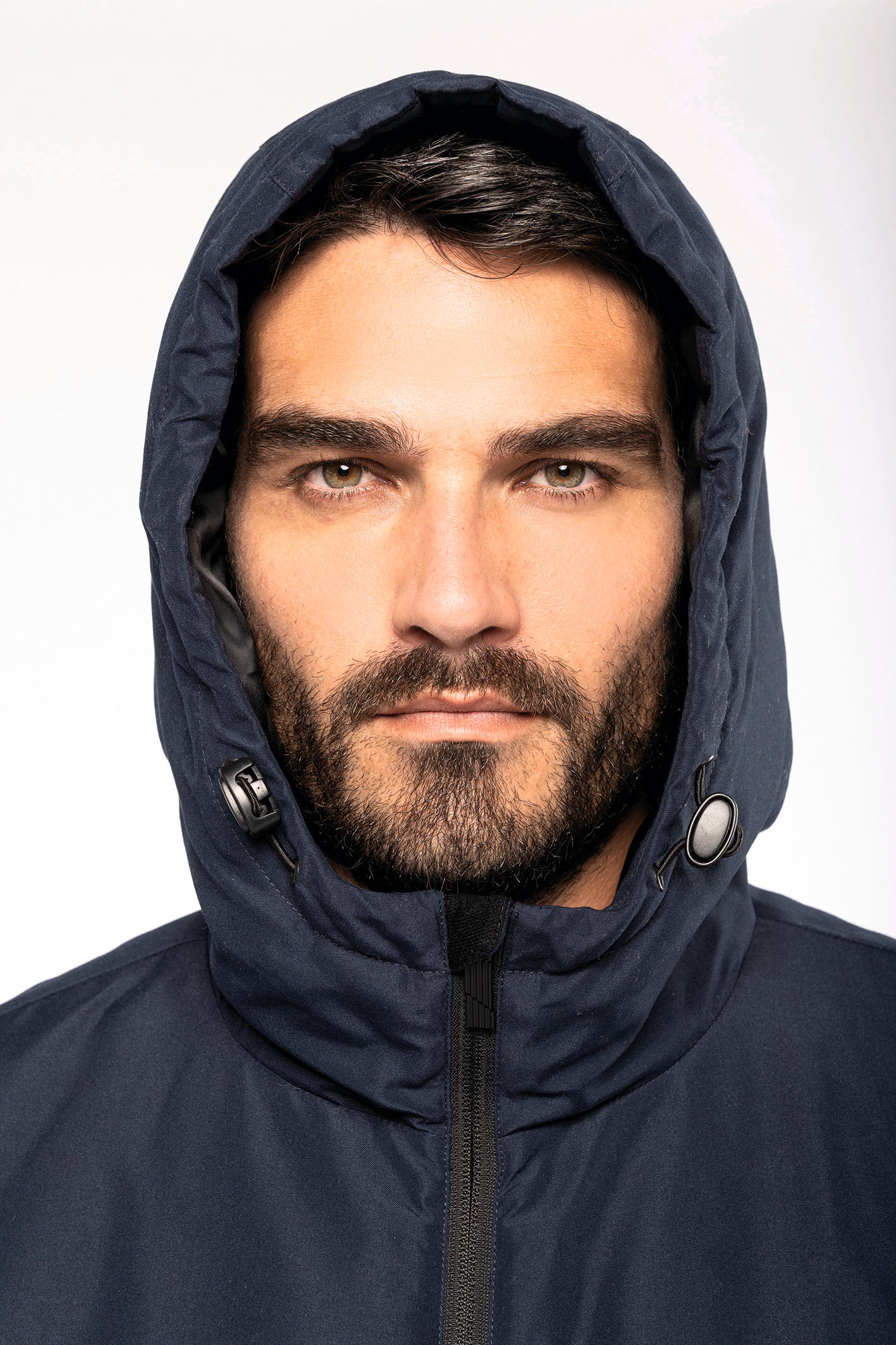 Unisex gerecyclede parka met capuchon