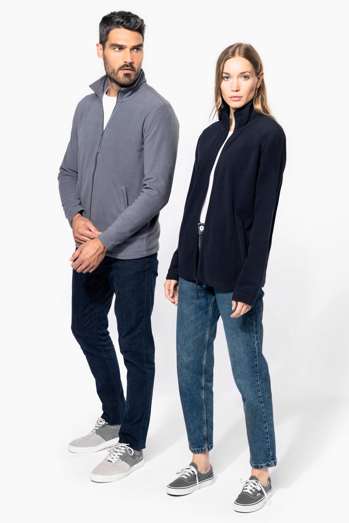 Microfleece met rits