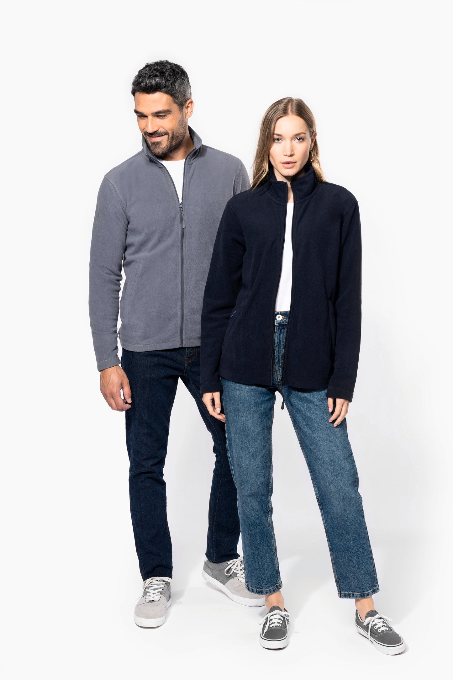 Microfleece met rits