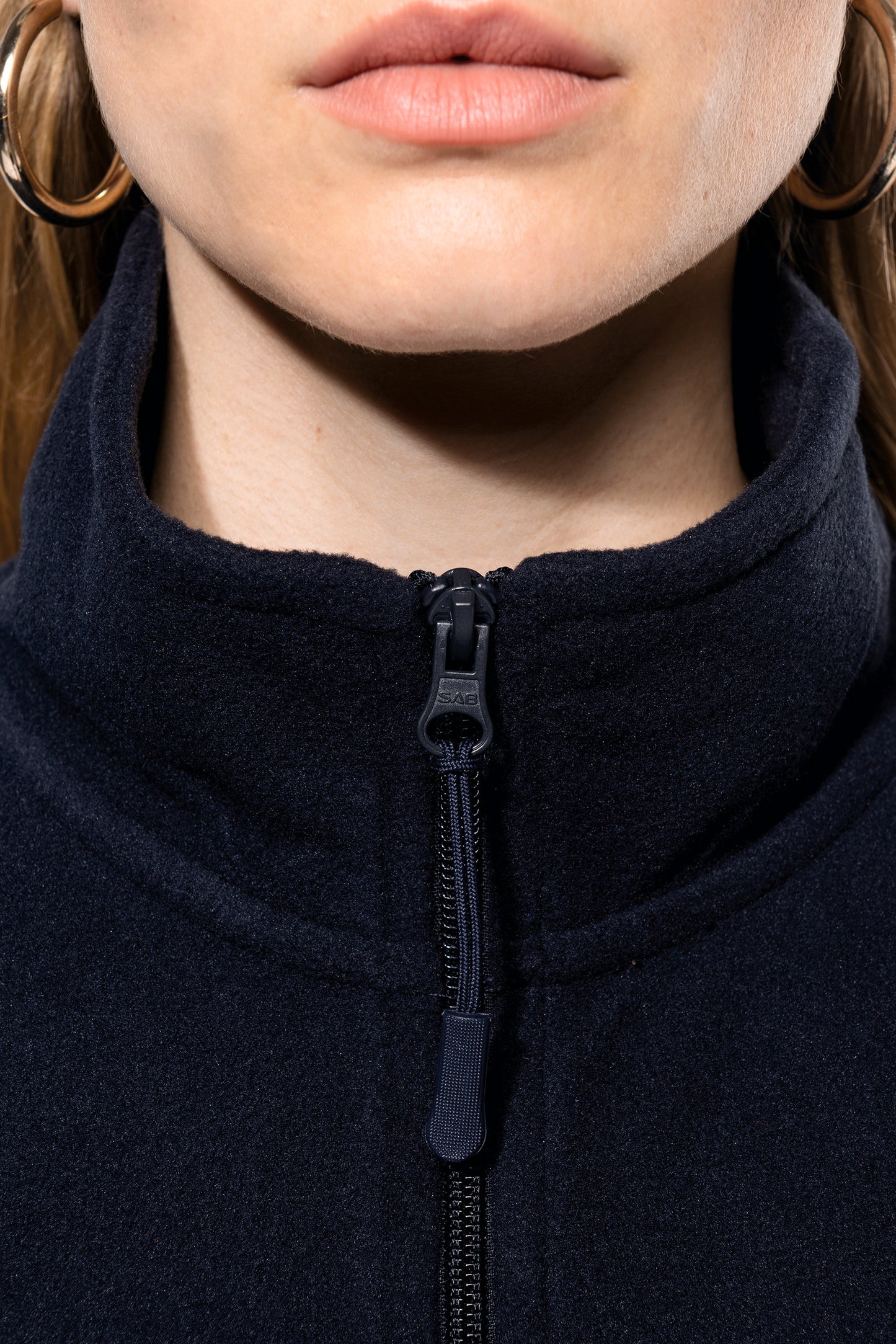 Microfleece met rits