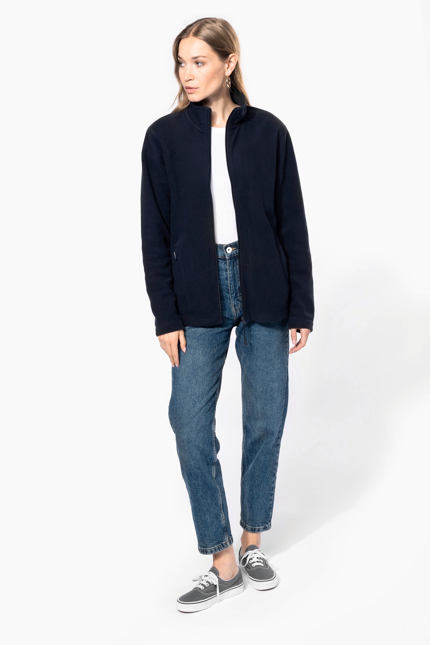 Microfleece met rits