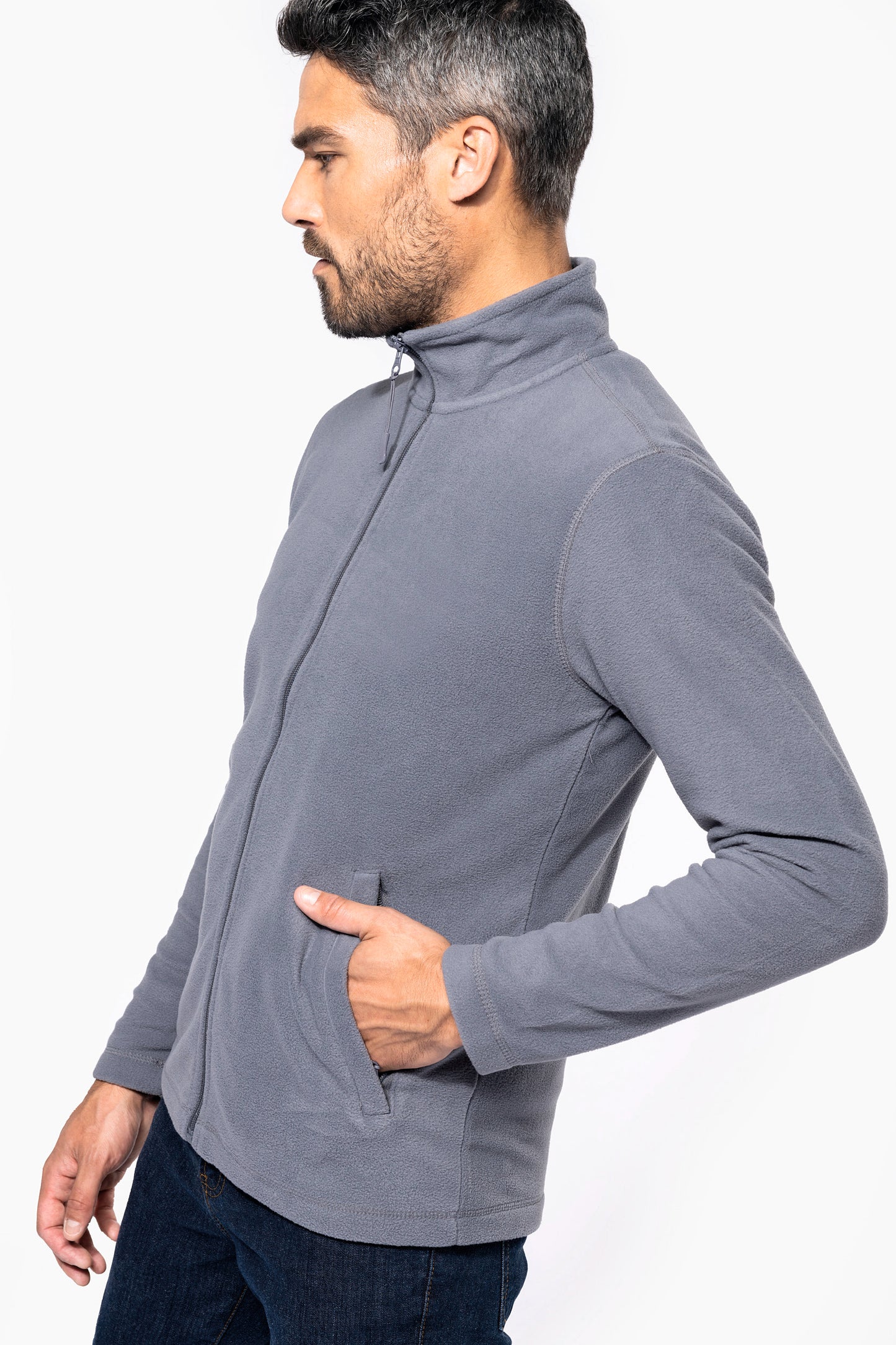 Microfleece met rits