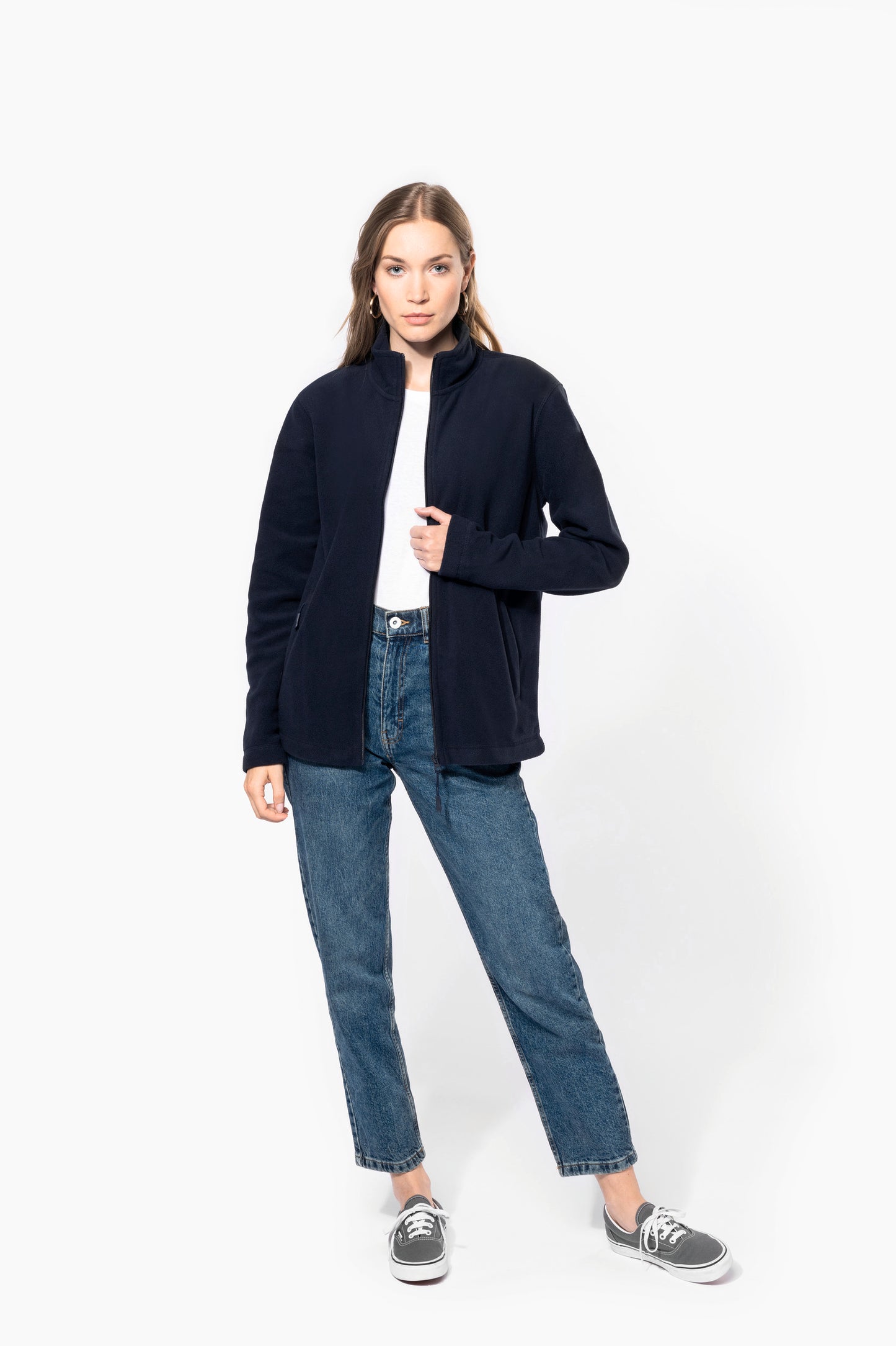 Microfleece met rits