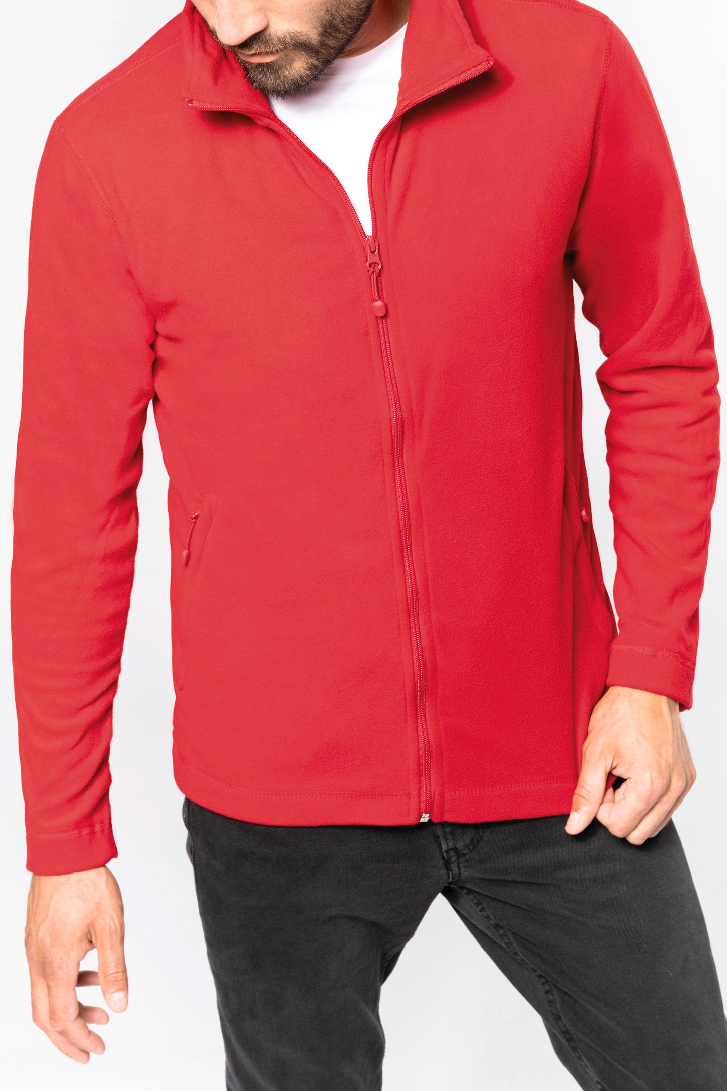 Microfleece met rits