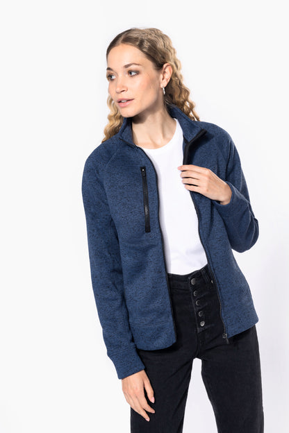 Heather damesvest met rits