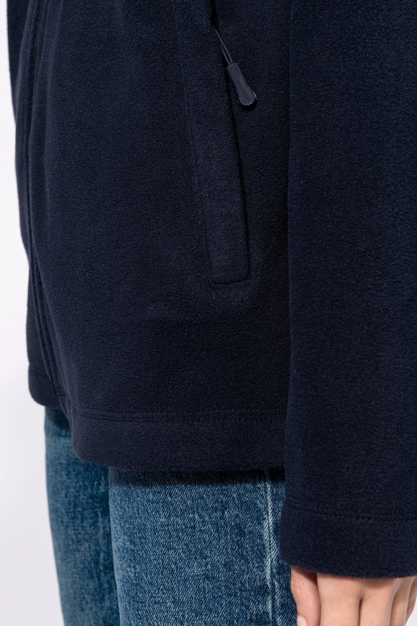 Microfleece met rits