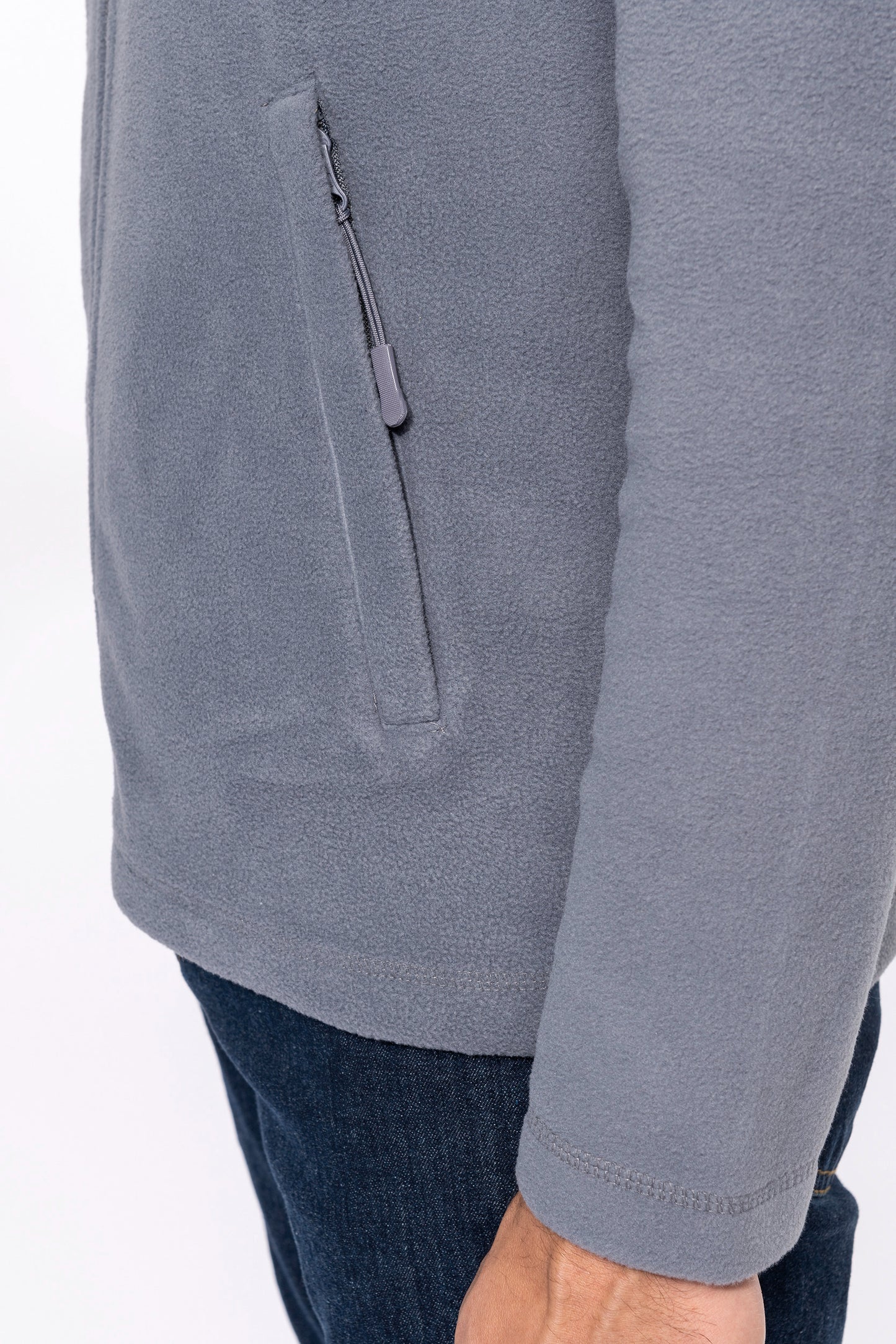 Microfleece met rits