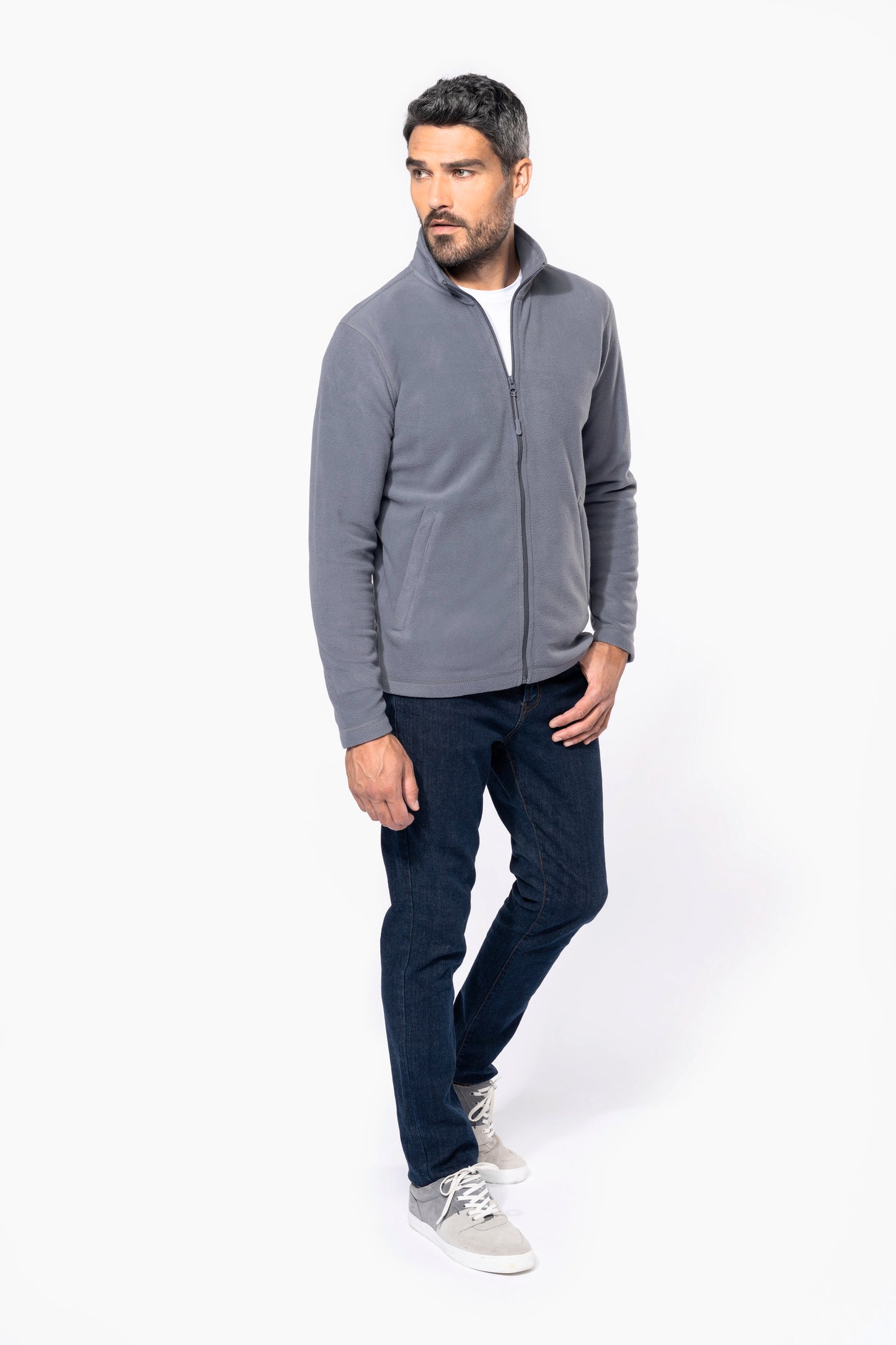 Microfleece met rits