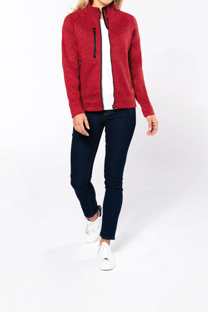 Heather damesvest met rits
