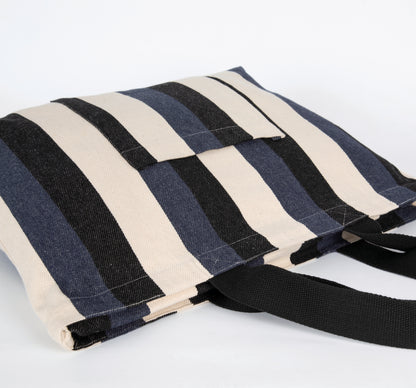 Gerecyclede shopper - Gestreept