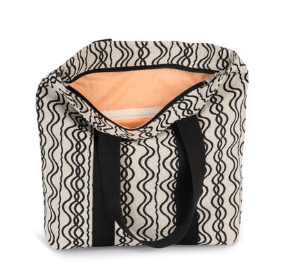 Gerecyclede shopper - Golfmotief