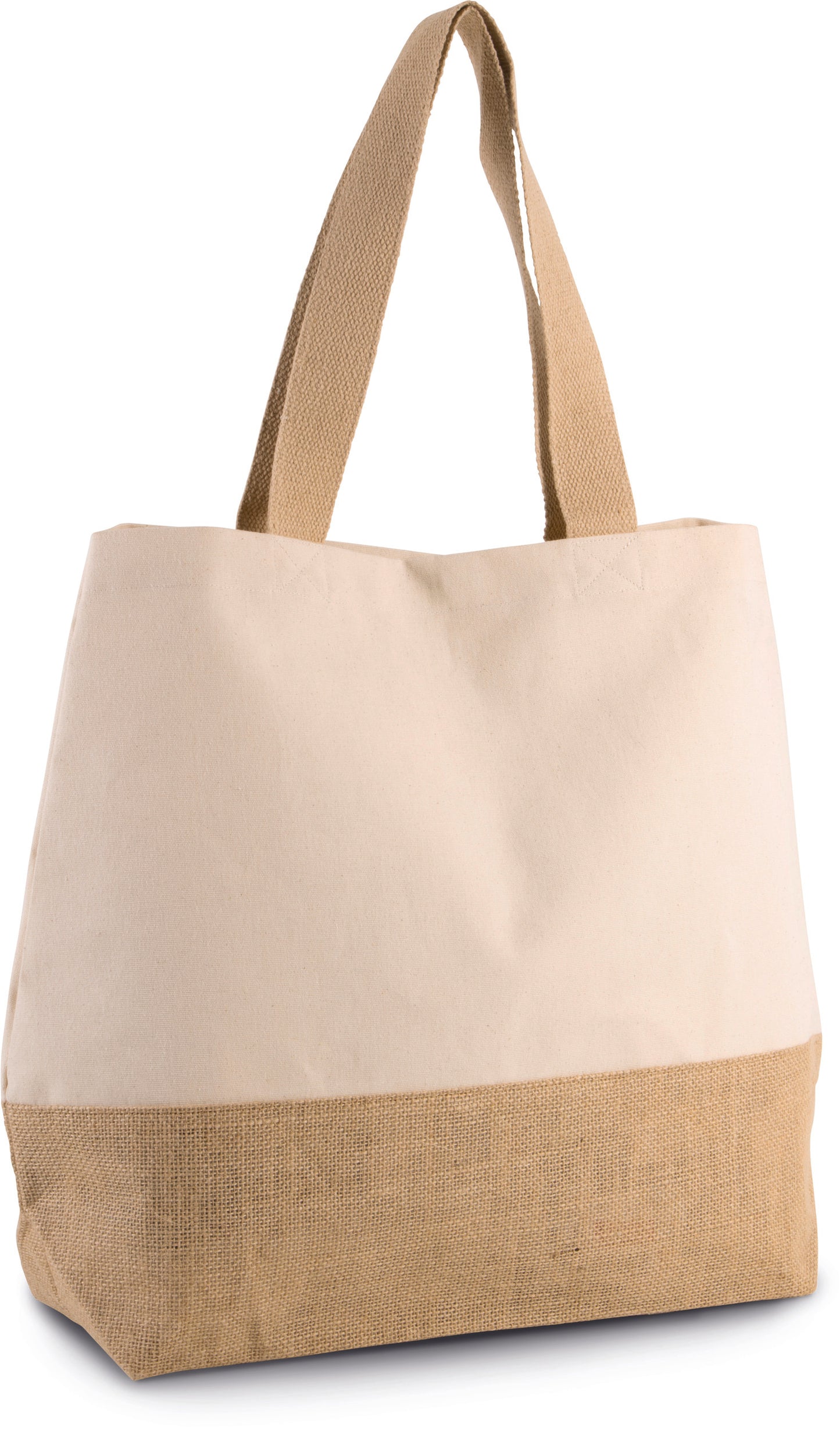Shopper van jute- & katoencanvas