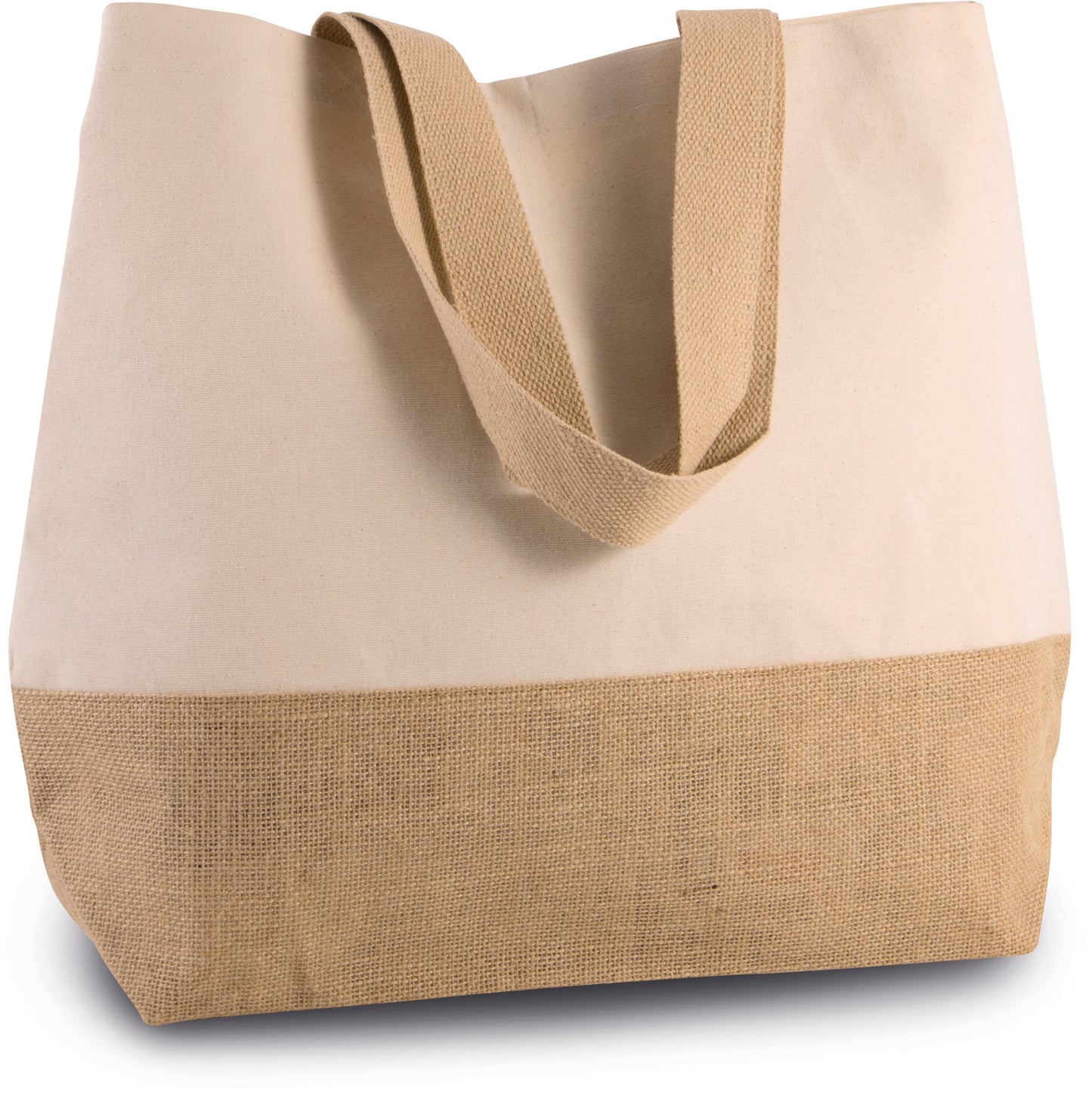 Shopper van jute- & katoencanvas