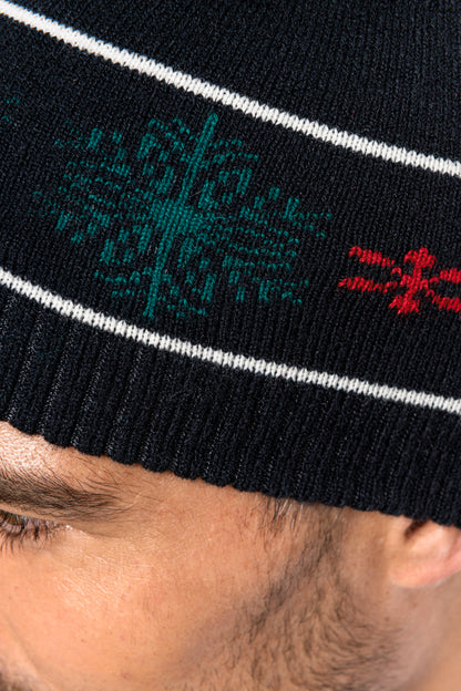 Muts met kerstmotieven