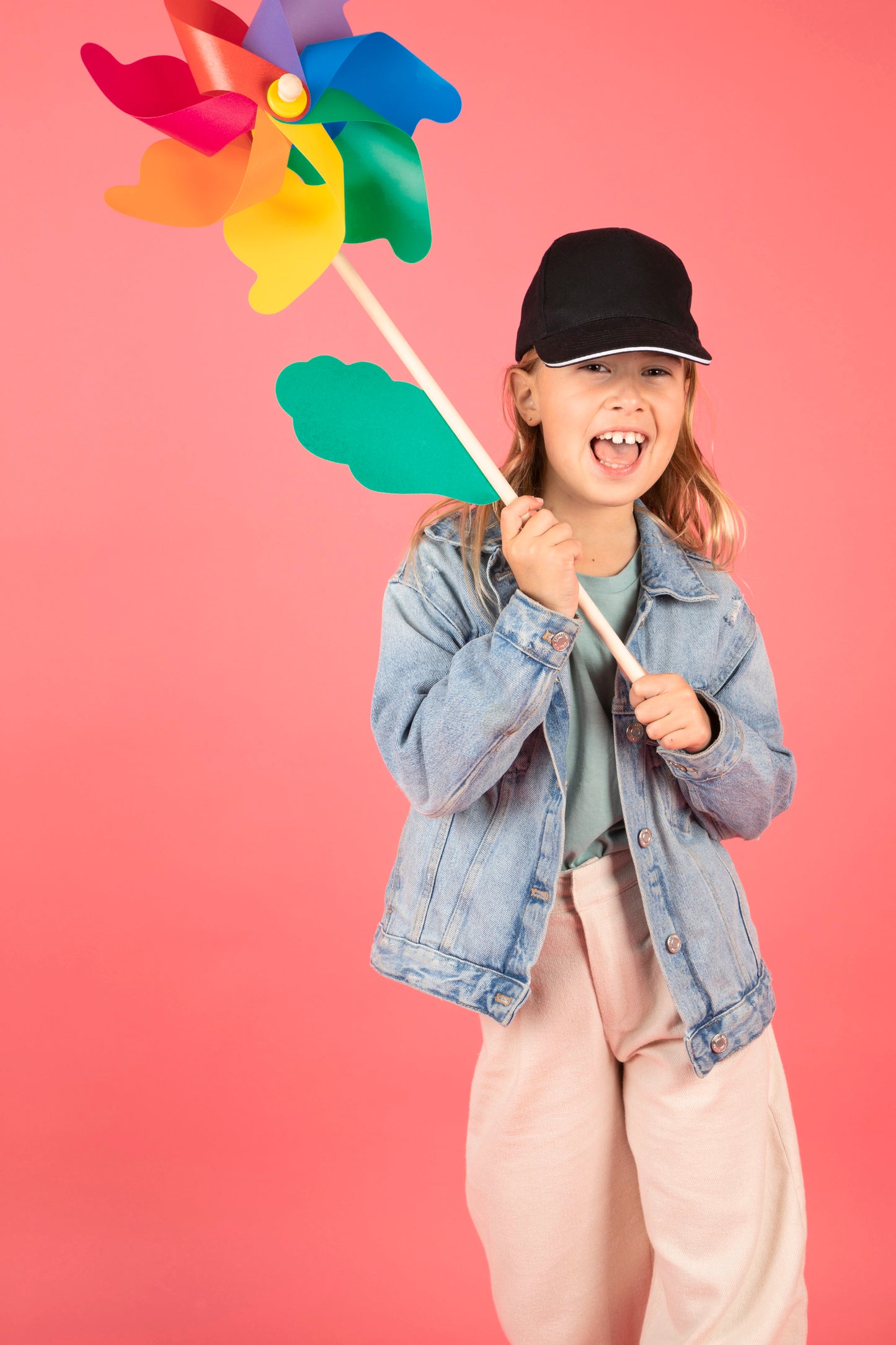 Kinderpet Met 5 Panelen En Contrasterende Bies