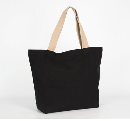 Grote, gerecyclede shopper met platte bodem