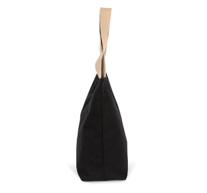 Grote, gerecyclede shopper met platte bodem