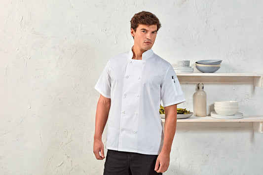 Short Sleeve Chefs Jacket