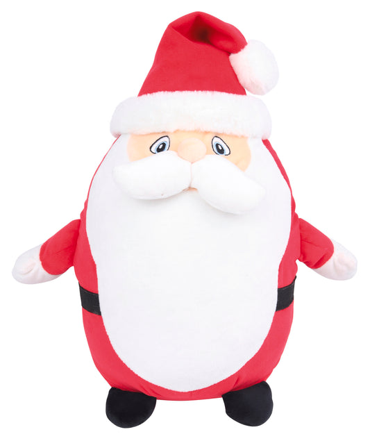 Knuffel met rits kerstman