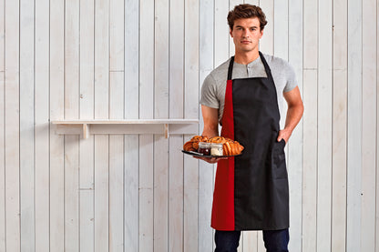 Contrast Bib Apron Schort