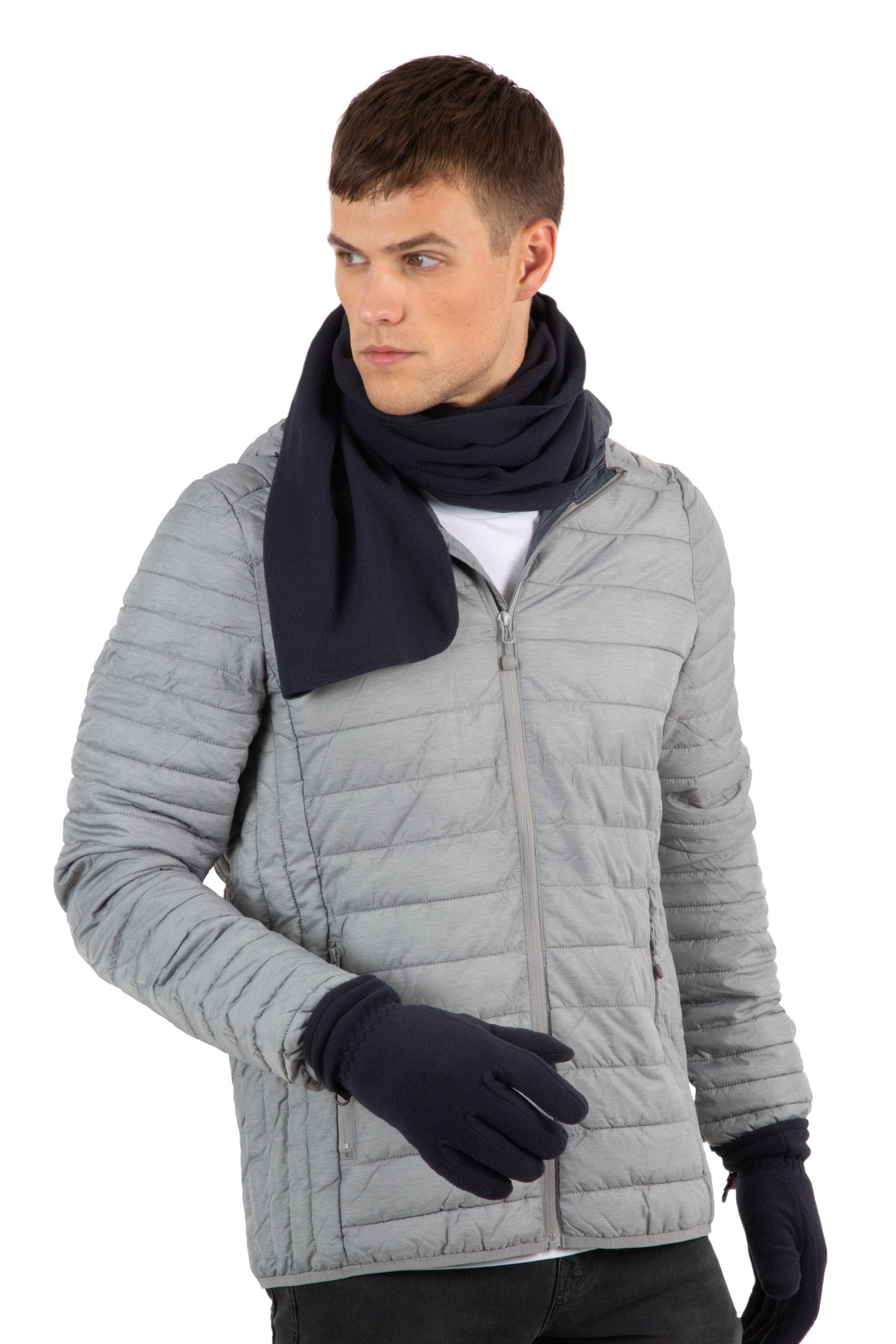 Gerecycleerde sjaal van fleece