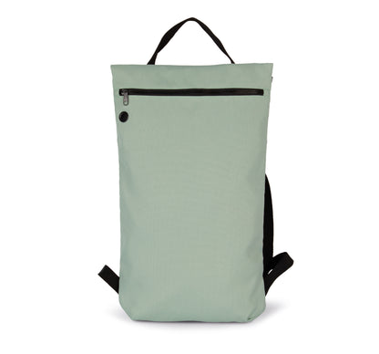 Trendy, platte en gerecycleerde rugzak