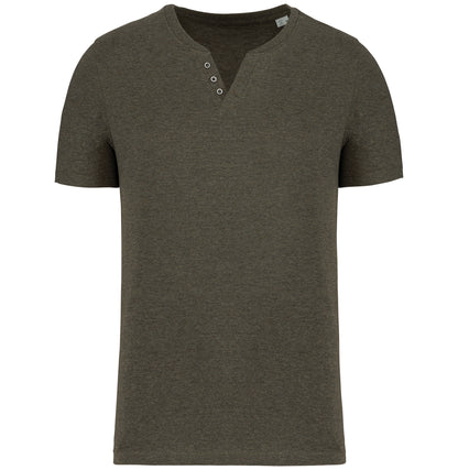 Heren T-shirt henley