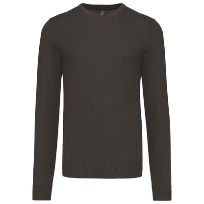Herenpullover met ronde hals