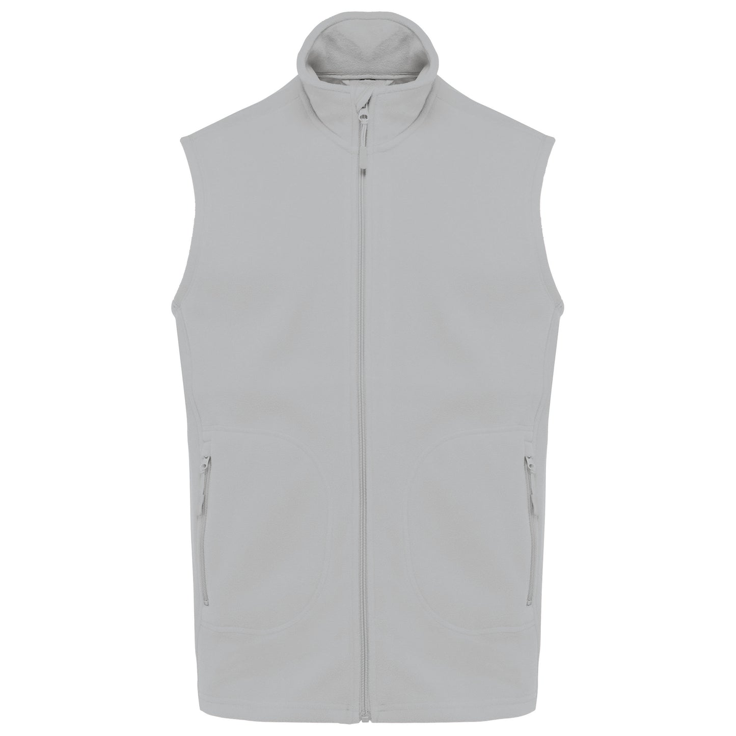 Ecologische uniseks bodywarmer van microfleece