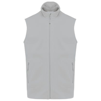 Ecologische uniseks bodywarmer van microfleece