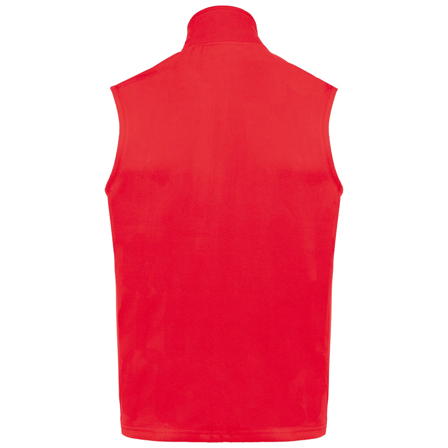 Ecologische uniseks bodywarmer van microfleece