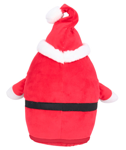 Knuffel met rits kerstman