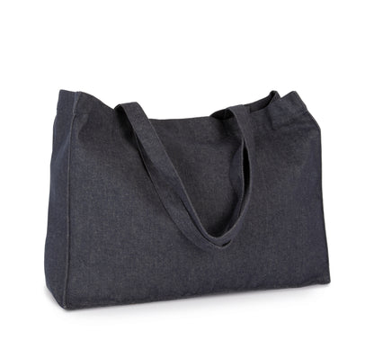 Grote shopper in denim