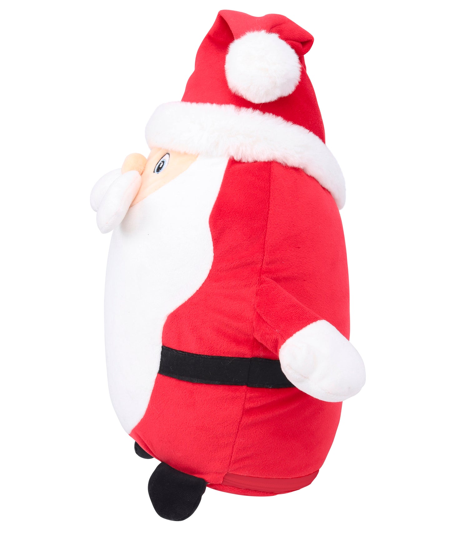 Knuffel met rits kerstman