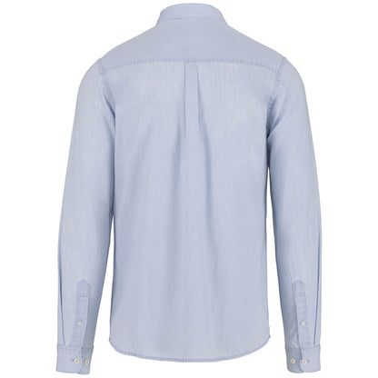 Afgewassen Twill  herenoverhemd