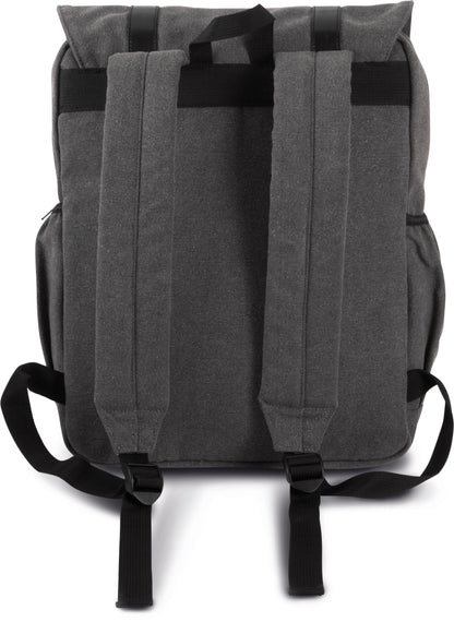 Rugzak van canvas met klep
