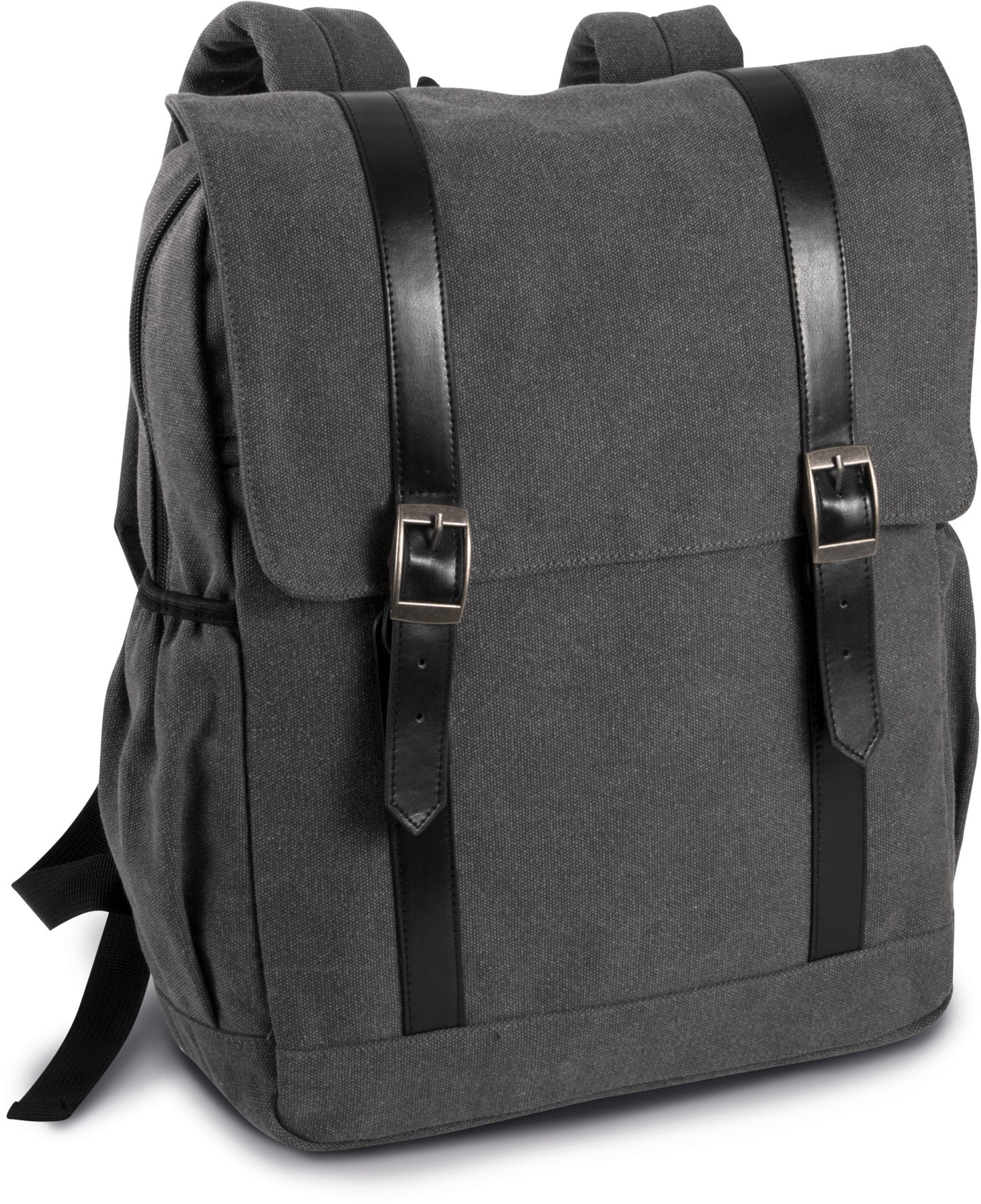 Rugzak van canvas met klep
