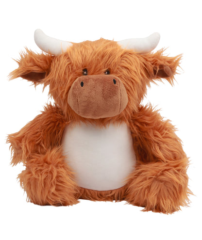 Knuffel met rits koe