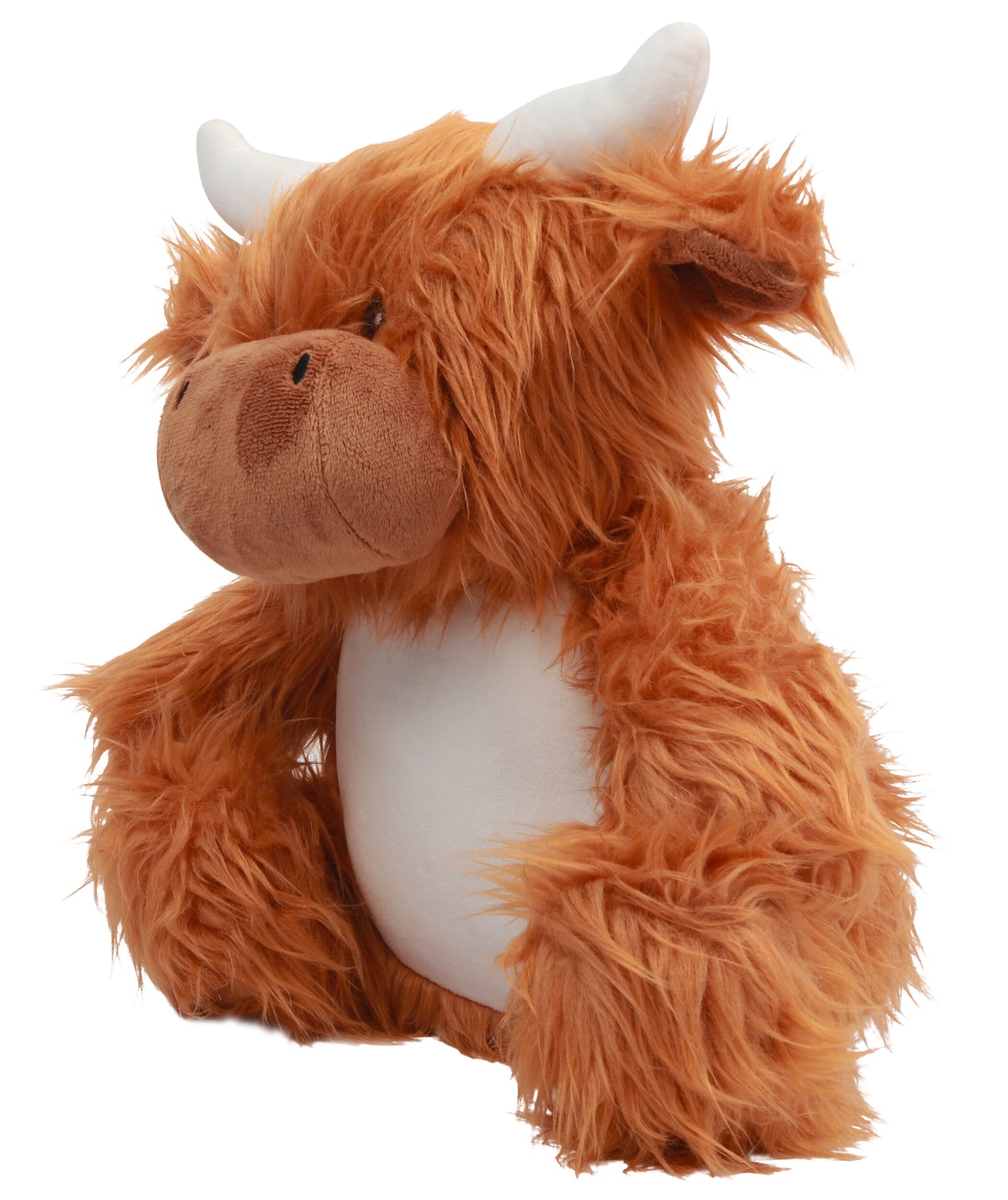 Knuffel met rits koe