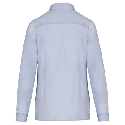 Afgewassen Twill damesblouse