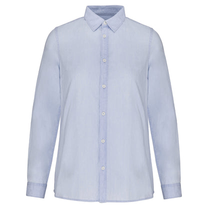 Afgewassen Twill damesblouse