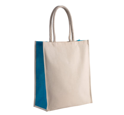 Shopper van katoen/jute - 23 L