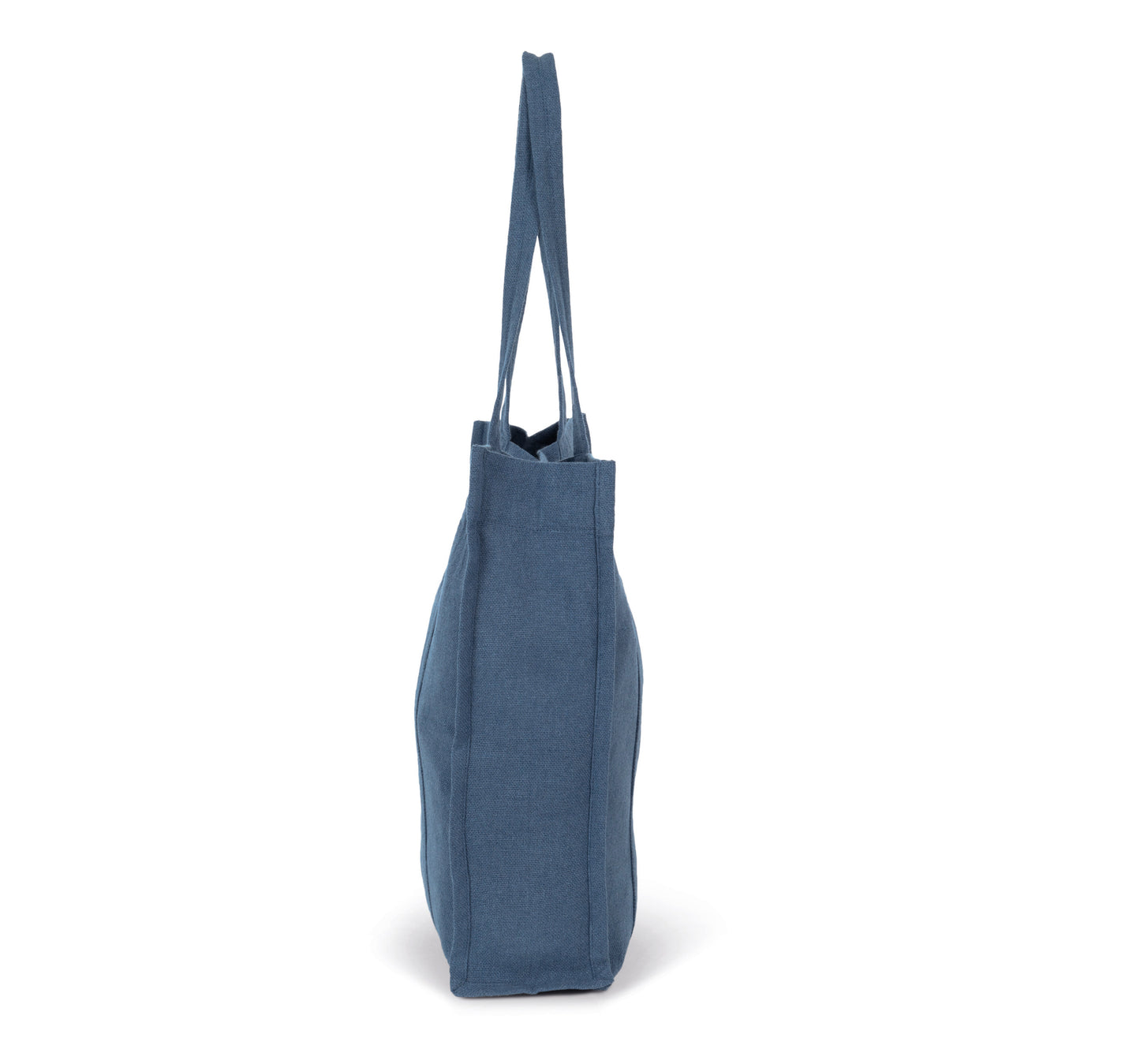 Met de hand geweven shopper van canvas