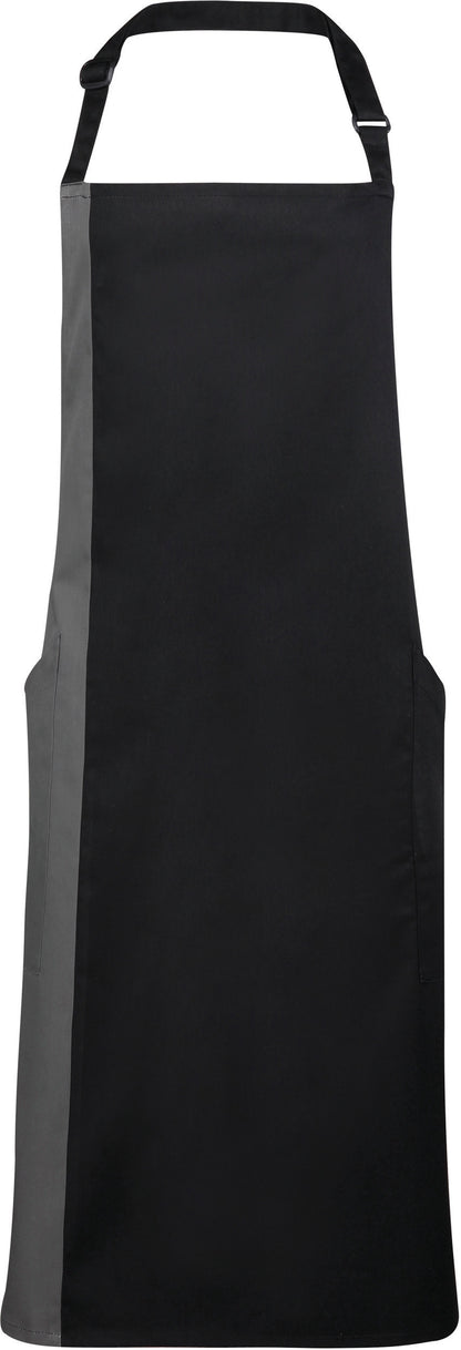 Contrast Bib Apron Schort