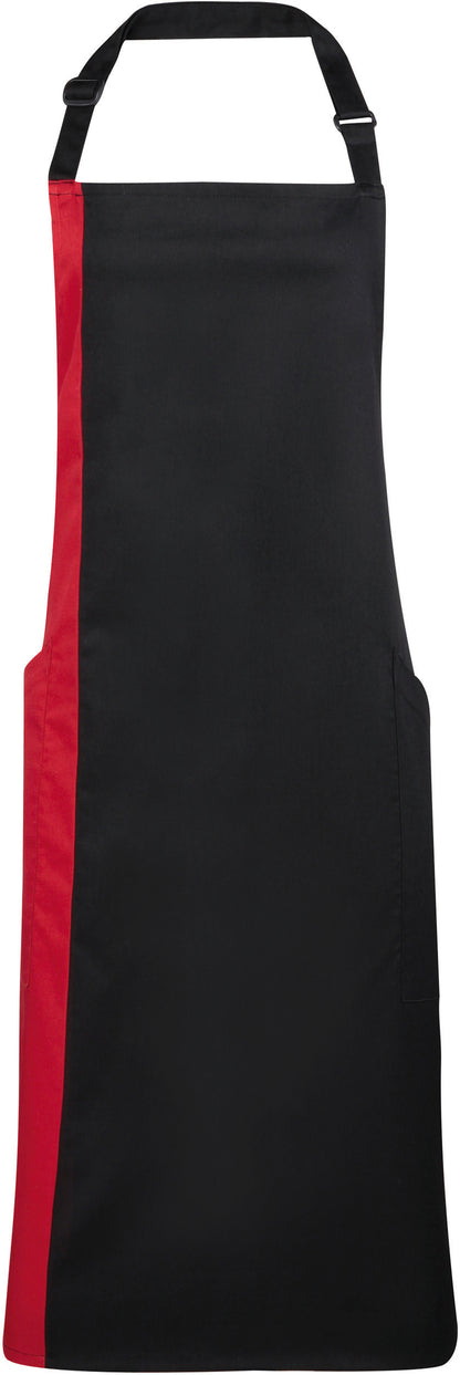 Contrast Bib Apron Schort