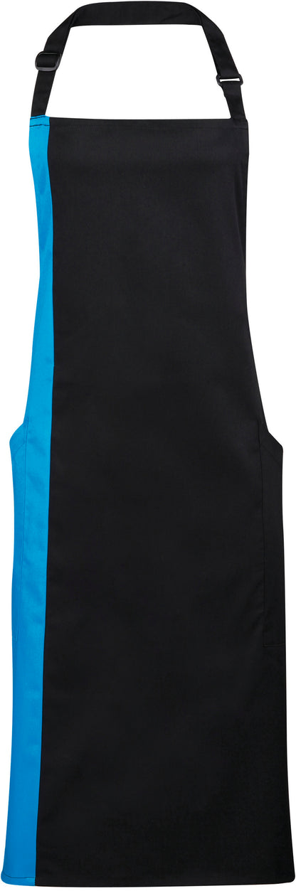 Contrast Bib Apron Schort