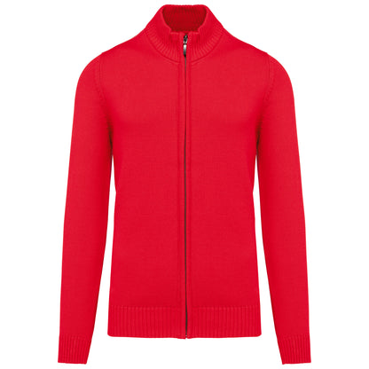Heren cardigan met rits