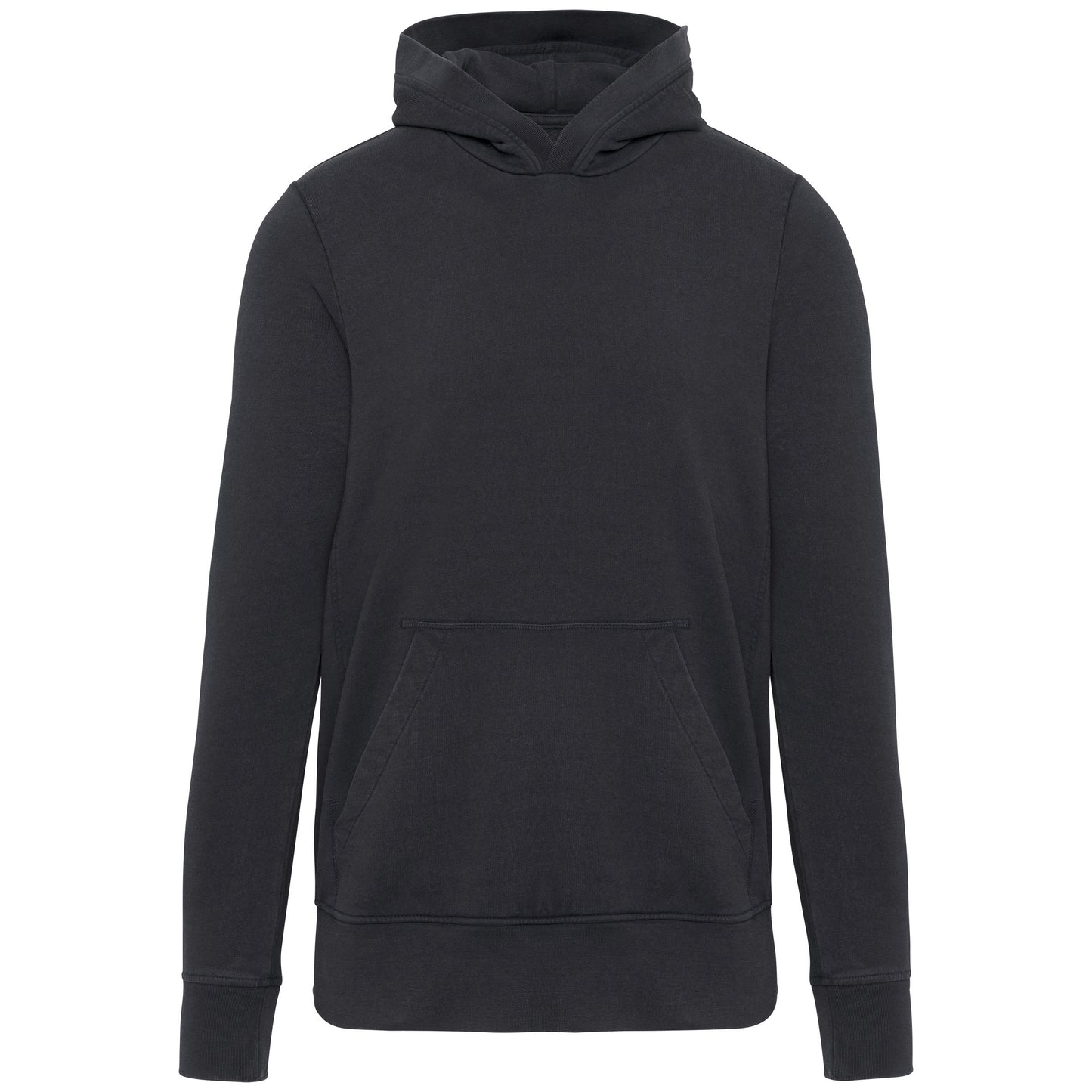 Sweater met capuchon van french terry